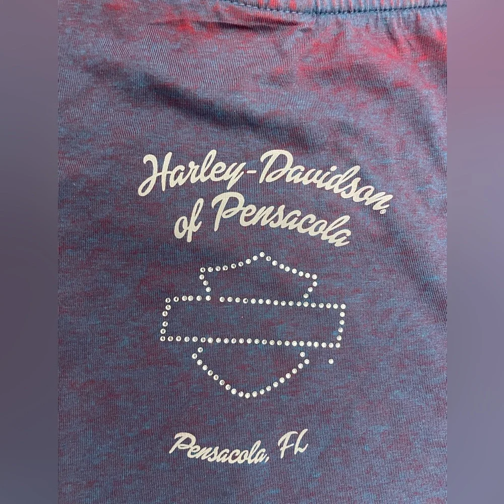Harley Davidson Rhinestone Detailed T-Short - Picture 5 of 10